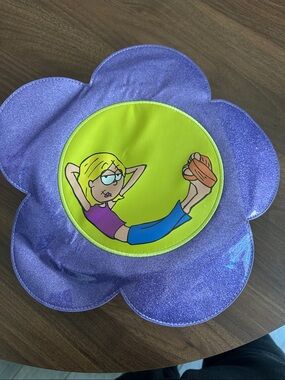 Lizzie McGuire glitter flower shaped crossbody